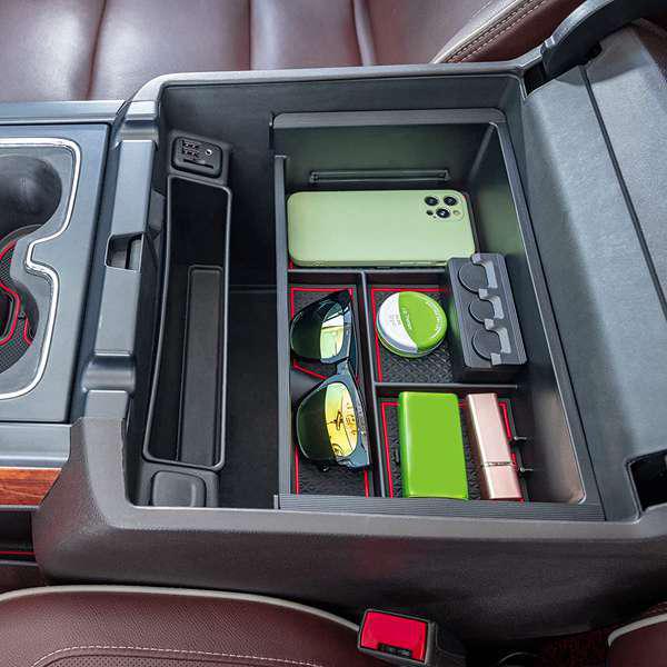 Black ABS Center Console Tray for Chevy Silverado/GMC