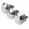 12-24V Button Switch Anti-rust Nickel-Plated Brass