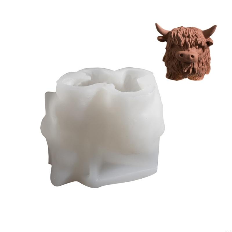

Yak Head Statue Silicone Molds for Epoxy Resin Soap Making Molds Yak Silicone Molds for Candle Soap X3UC