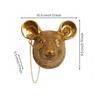 Resin Head Wall Decor Compact for Living Room, Hallway