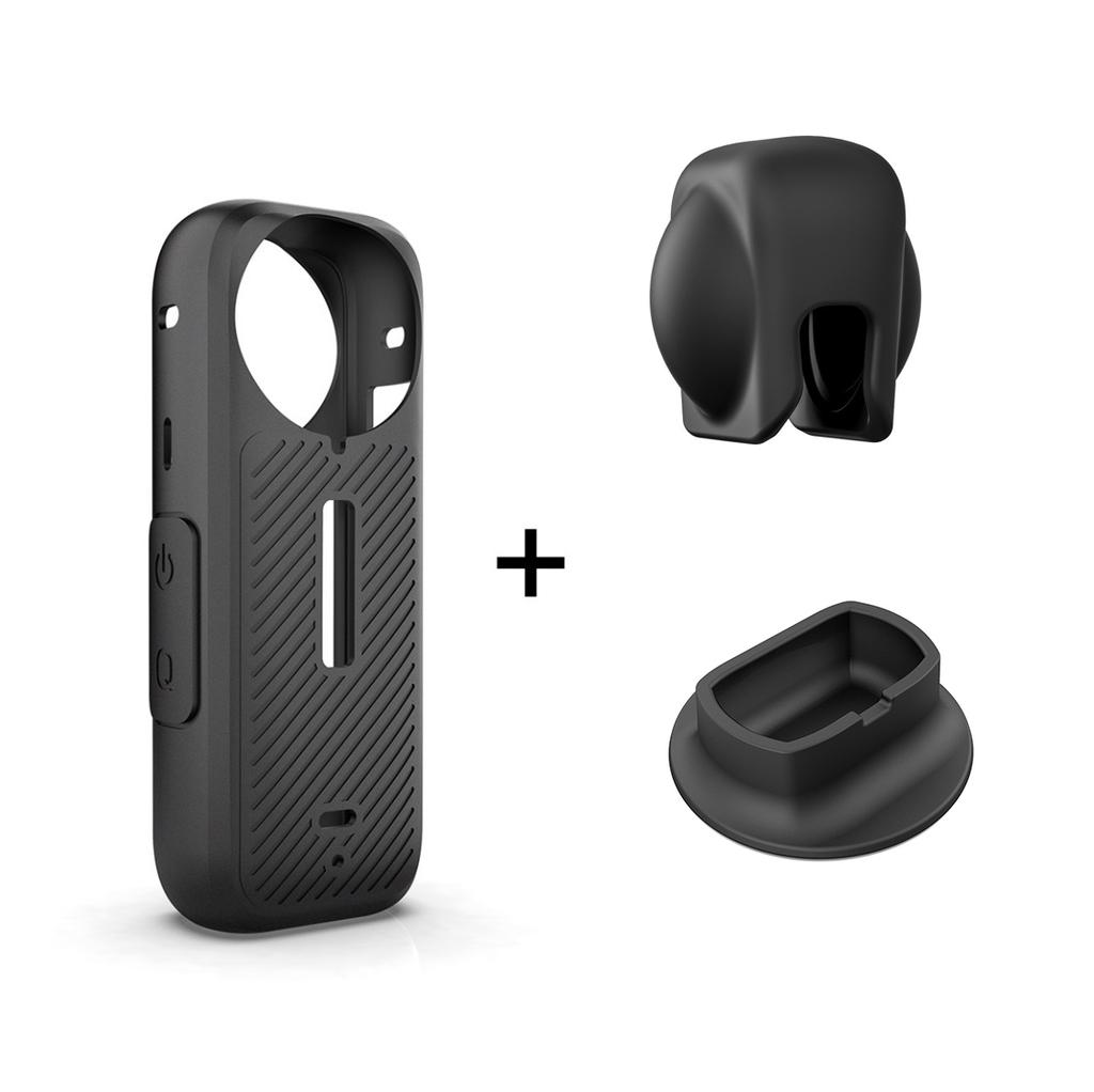 Kameraobjektivdeckel für Insta360 One X4 Silikon-Schutzobjektivabdeckung für Sportkamera Bildschirmschutz für Insta360 X4 Zubehör