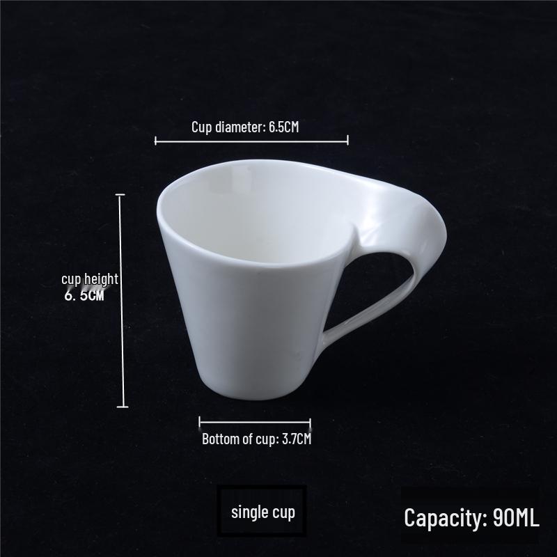 European Ceramic Espresso Cup Set: Creative Solid Color Coffee & Milk Mugs for Couples