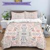 3Pcs Floral Garden Carpet Bedding Set Quilt Cover Pillowcase Home Christmas Xmas Halloween Gift 1 Duvet Cover 2 Pillowcase M928680