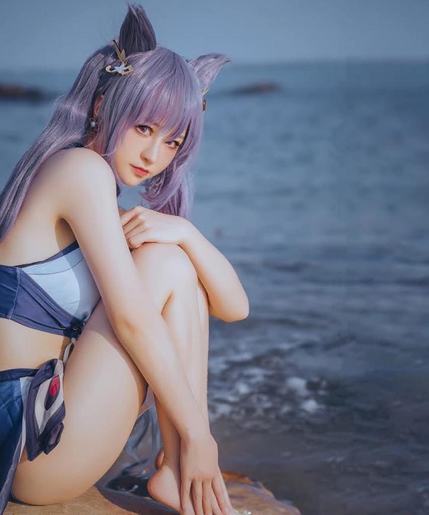 [Milky Time] Genshin Impact Cosplay Swimsuit Costume Genshin Liyue Qixing Summer (Kokusei)