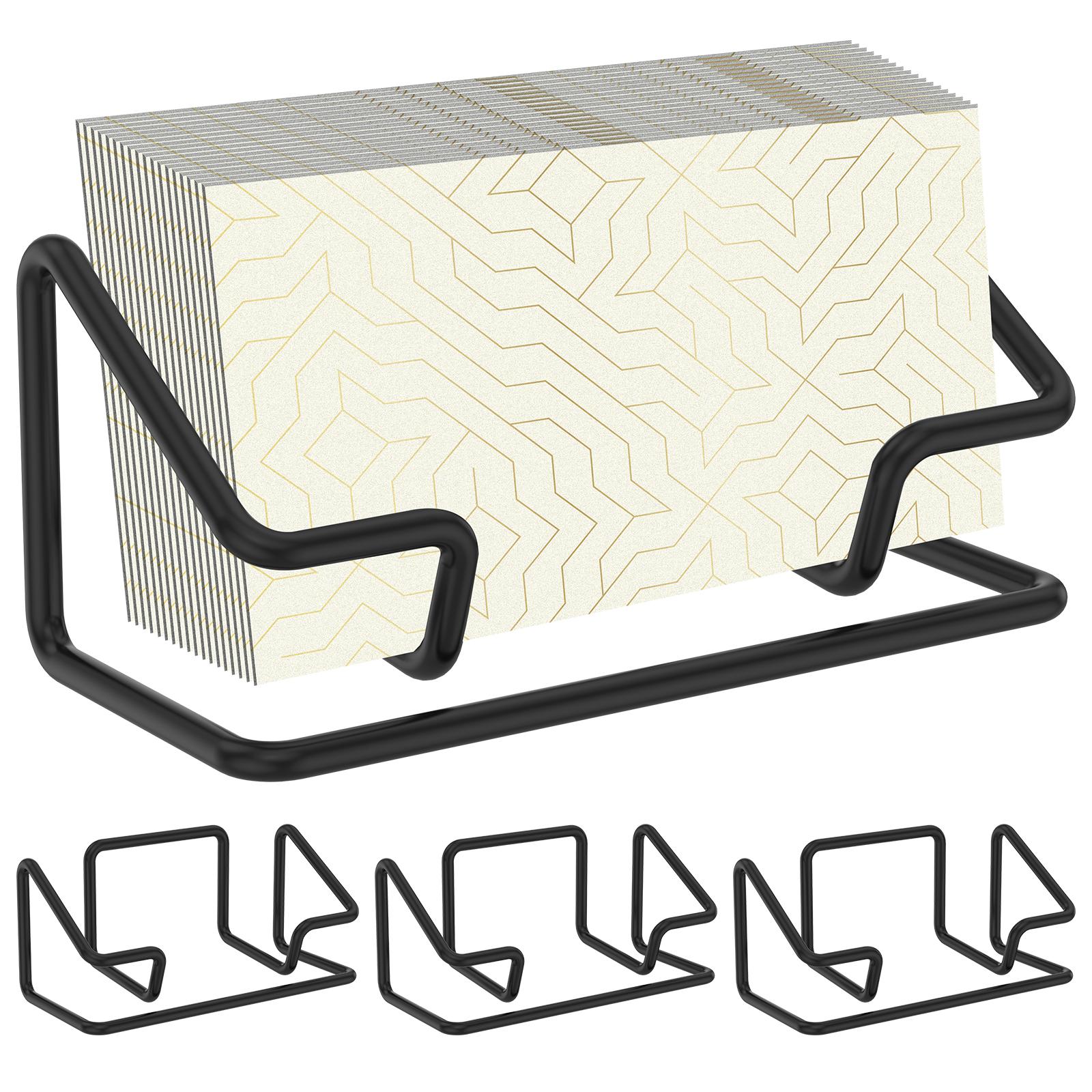 

2Pcs Acrylic Business Card Holder Transparent Desk Cards Display Stand Office Flyer Pamphlet Rack Note Trade Shows