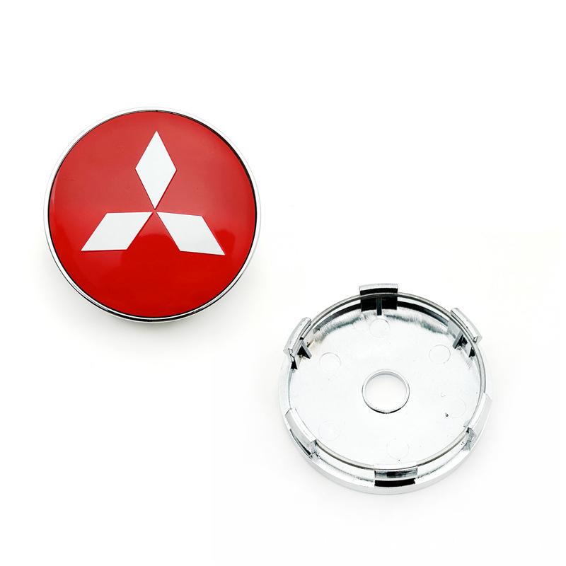 

4Pcs 60mm Car Wheel Center Cap Hub Covers Badge Sticker For Mitsubishi Outlander Lancer ASX RALLIART Eclipse L200 Pajero Attrage