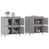 VidaXL Buffets 2 pcs sonoma gris bois d'ingénierie 3190171