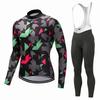 Outdoor Cycling Suit Spring and Autumn Long-sleeved Suit Men's Mountain Bike Road Bike Equipment Cycling Suit