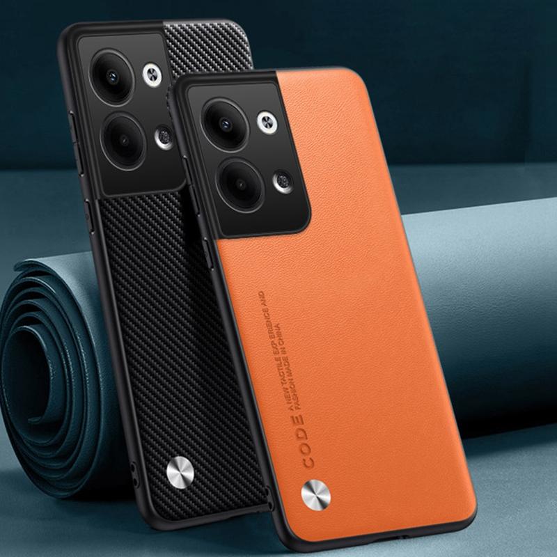 Luxury PU Leather Case For OPPO Reno 9 Pro Plus Matte Cover Silicone Full Protection Phone Case For OPPO Reno 9 5G Reno9 Coque