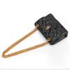 Chain Strap Bag Grid Texture PU Material Multifunctional Shoulder Purse Handbag for Daily Life Work