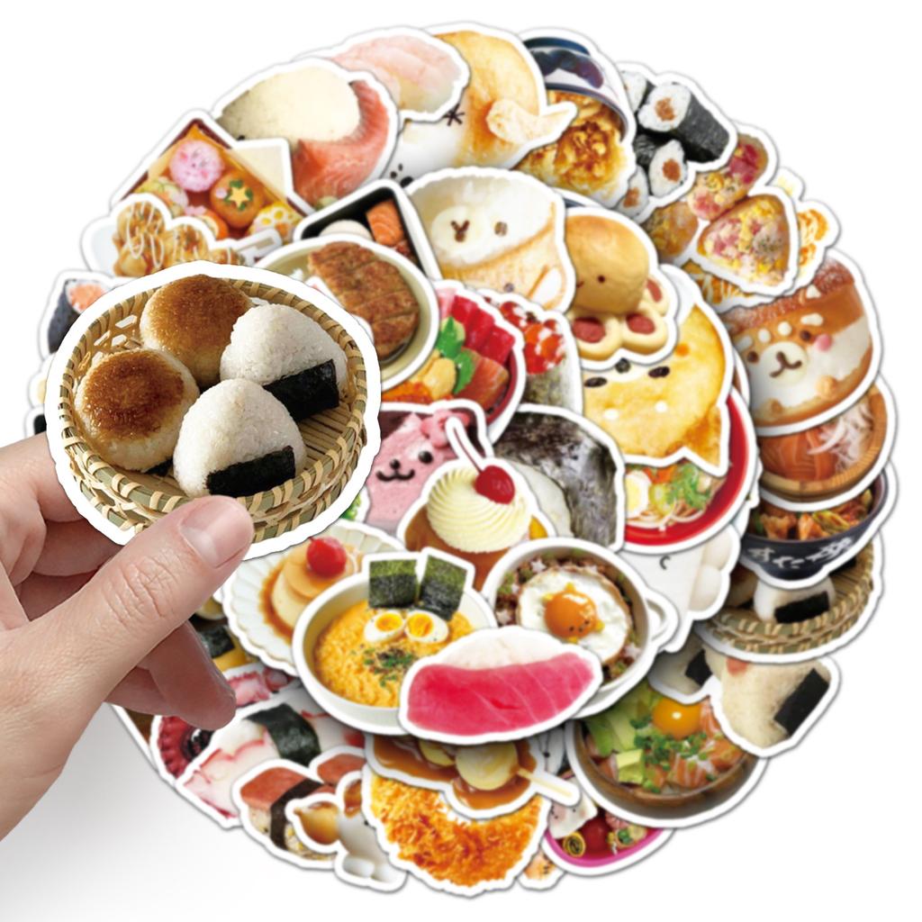 50 Cute Japanese Graffiti Stickers Cartoon Japanese Ins Style Decoration Mobile Phone Water Cup Notebook Gauze Stickers