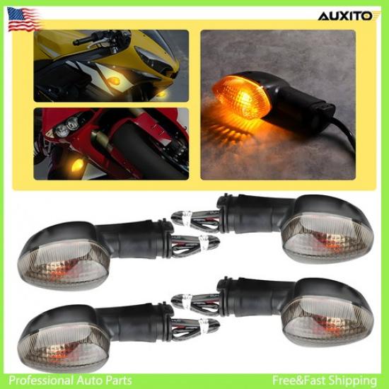 4PCS Smoked Motorcycle Turn Amber For Light R15 Signal Yamaha Lamp YZF 2015-2024
