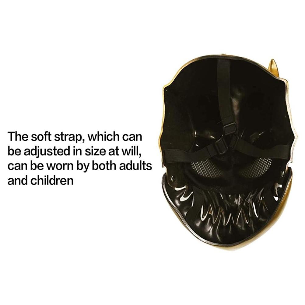 Slaughter To Prevail Maske mit beweglichem Mund Cosplay Kostüm Musik Party Deathcore Kid of Darkness