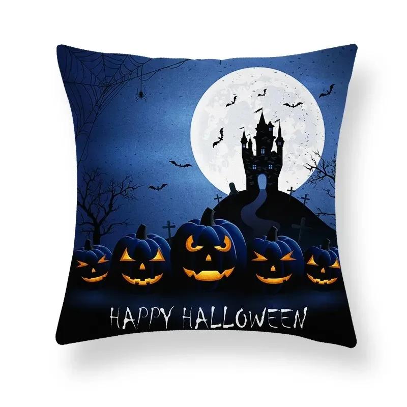 Halloween Horror Ghost Hand Pattern Office Living Room Sofa Car Decorative Pillowcase