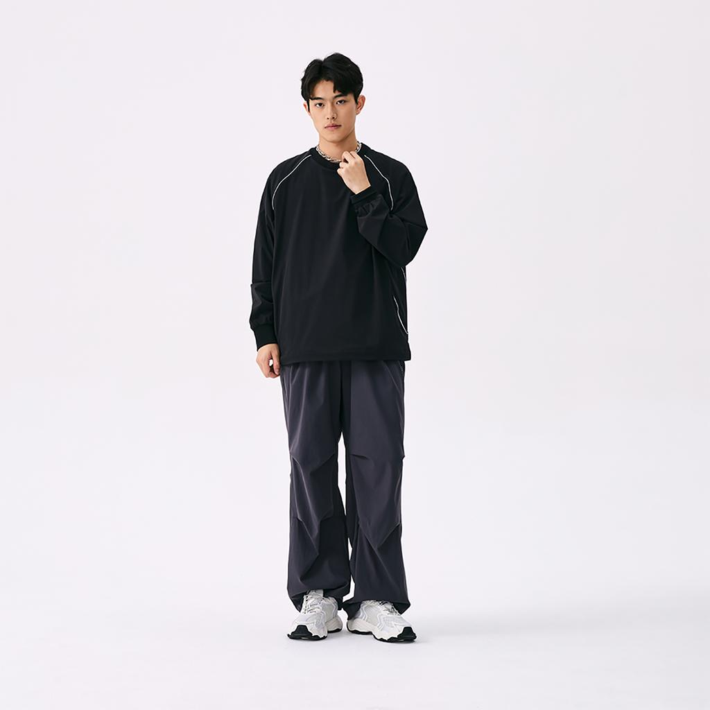 New MLB New York Yankees Basic Collection Sweatshirt Unisex Black 3AMTB0851-50BKS