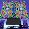 VIKAMA Gaming Fluid Energy Tapestry Illusion Gradient Game Room Live Background Wall Immersive Room Decoration