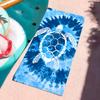 Line Ocean Art Style Turtle Towel Soft Pool Gift For Travel Gym Shower Camping Quick Dry Sports Large Beach Towels