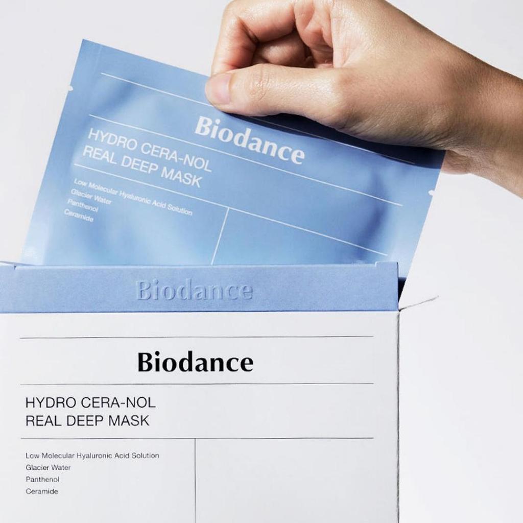 BIODANCE Hydro Cera-nol Real Deep Mask Intensive Barrier Repair Hydrogel Mask 4 Sheets