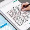 Konzentrations-Labyrinth-Trainingsbuch für Kinder, Entwicklung des Denkens der Schüler, Aufmerksamkeitsspiel, Puzzle, Intelligenzentwicklungsspielzeug