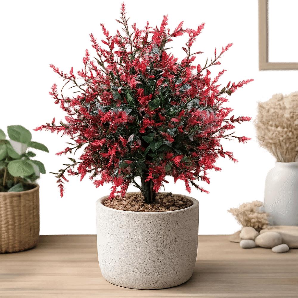 Real Touch Lavender Bonsai Stake Realistic Potted Bonsai Simulated Green Plants Wedding Ceremony