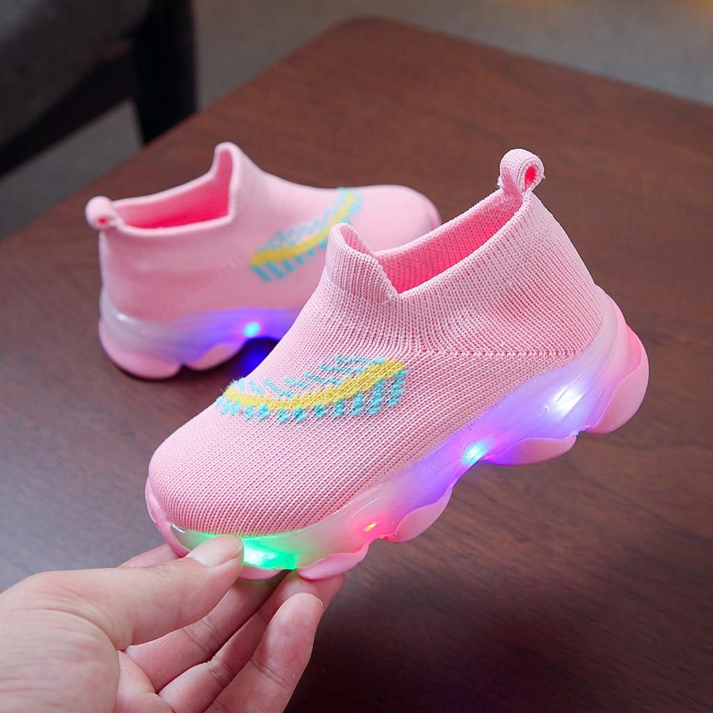 Buy Abibasi Lowest Price New Children Luminous Shoes Boys Girls