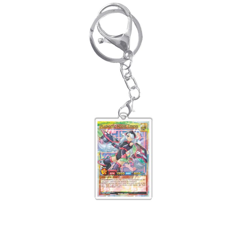 Keychains for Yugioh Rush Duel Rd Princess Cosmos Deathtacle Acrylic Pendant Backpack Ornament Decoration Anime Game Fans Gift