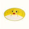 Niedrige Enten-Regenschirmkappe, Öffnungs- und Schließdesign, Gelbes Entenküken-Thema, Tragbare Regenausrüstung für Angeln, Camping & Outdoor-Abenteuer