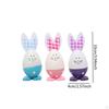 3 Pieces Easter Eggs Adornments Cute Party Favors Decoration Decorative Rabbit Figurines
