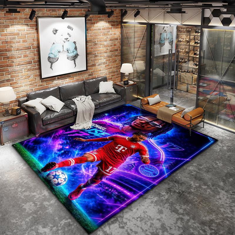 Bayern Munich Football Jersey Carpet Rug For Living Room Bedroom Home Sofa Decoration Kids Play Nonslip Floor Mat