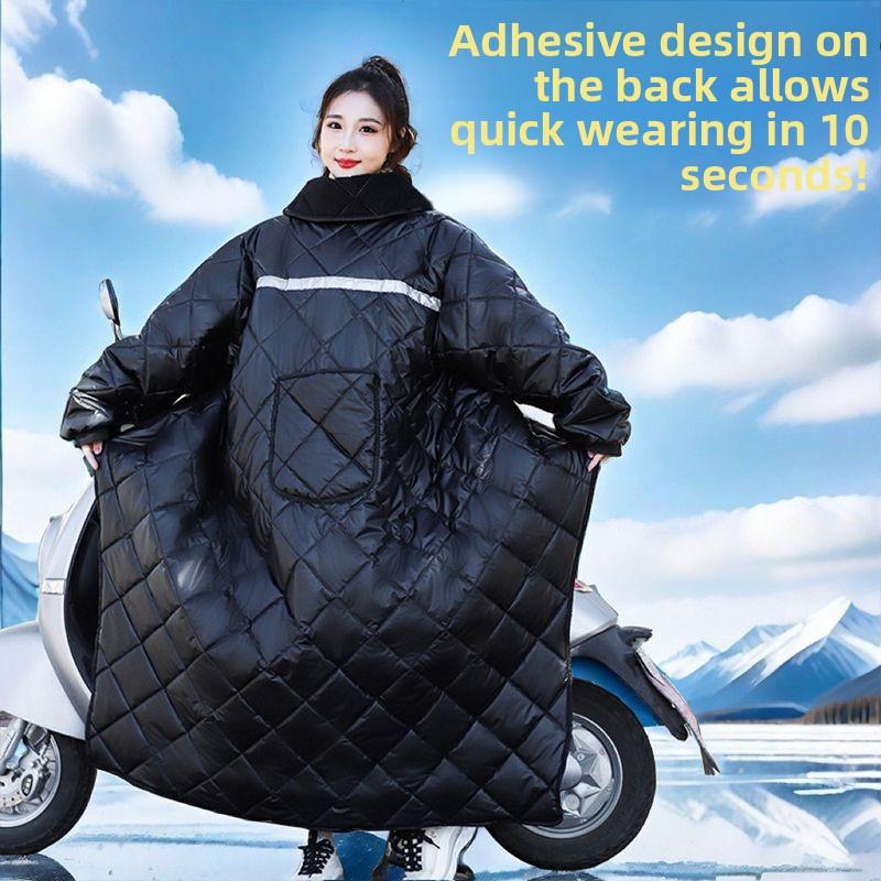 Separated From People and Vehicles, Winter Velvet Thickened Windshield Windshield, Electric Vehicle Motorcycle Windshield