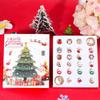 Calendar Advent Charm Christmas Countdown Calendar Bracelets Making Kit 24-Days Jewelry Making Supplies For Kids Teens Women