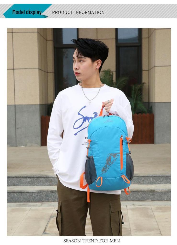 Water-Resistant Lightweight Foldable Unisex Travel Backpack for Outdoor Sports & Mountaineering