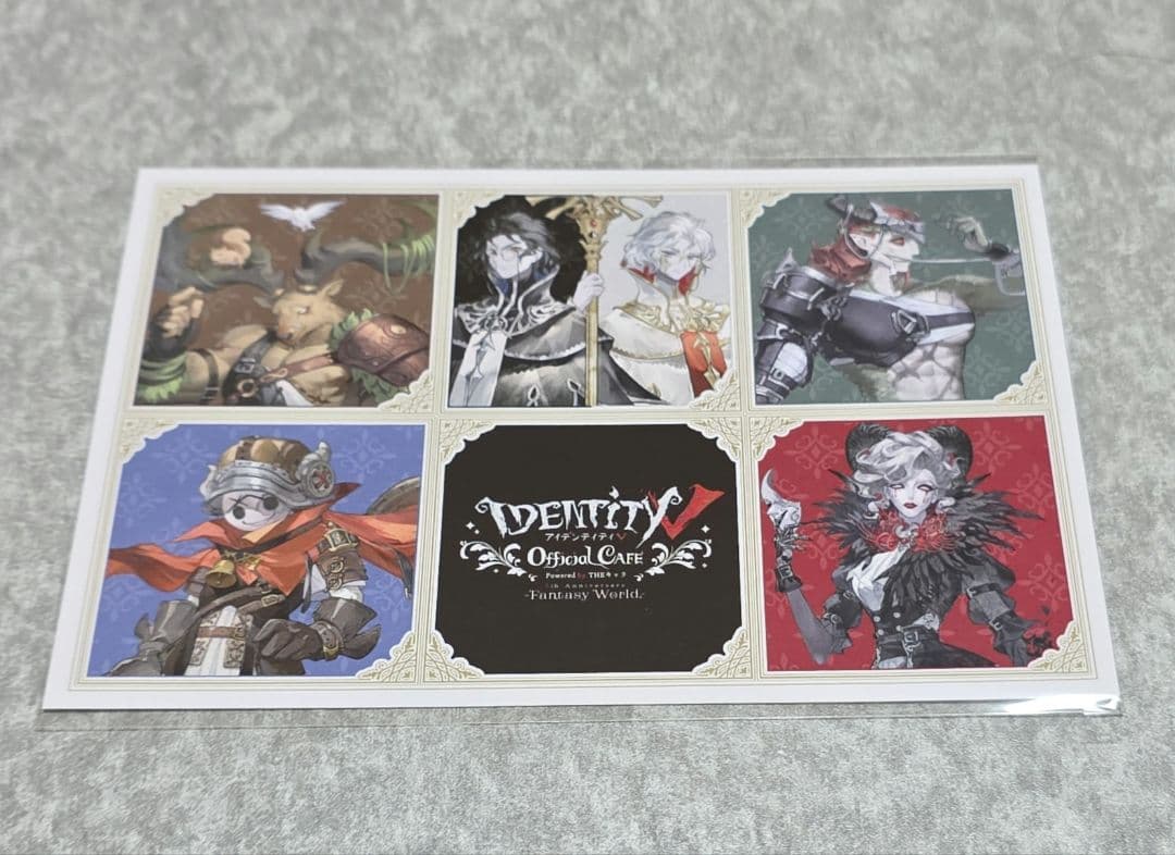 

[USED] Identity V The Chara Cafe Bonus Postcard