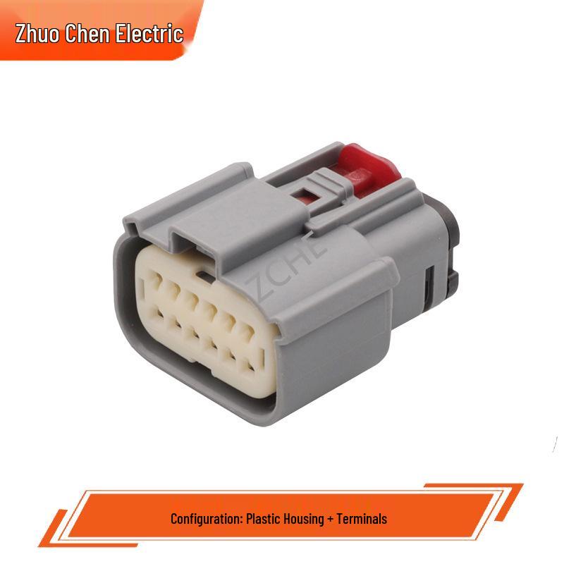 12-poliger grauer Automobil-Kabelbaumstecker 33482-1261/33472-1259