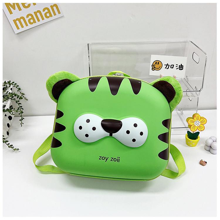 Adorable Cartoon Tiger Backpack For Kids Waterproof And Lightweight Nylon Bag