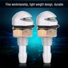 Qiilu Windshield Washer Nozzle Window Wiper Nozzles Aluminum Alloy 2pcs (Silver)