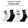 Sommerliche rutschfeste und feuchtigkeitsableitende gekämmte Baumwoll-Sportsocken mit dicker handtuchartiger Sohle für das Training