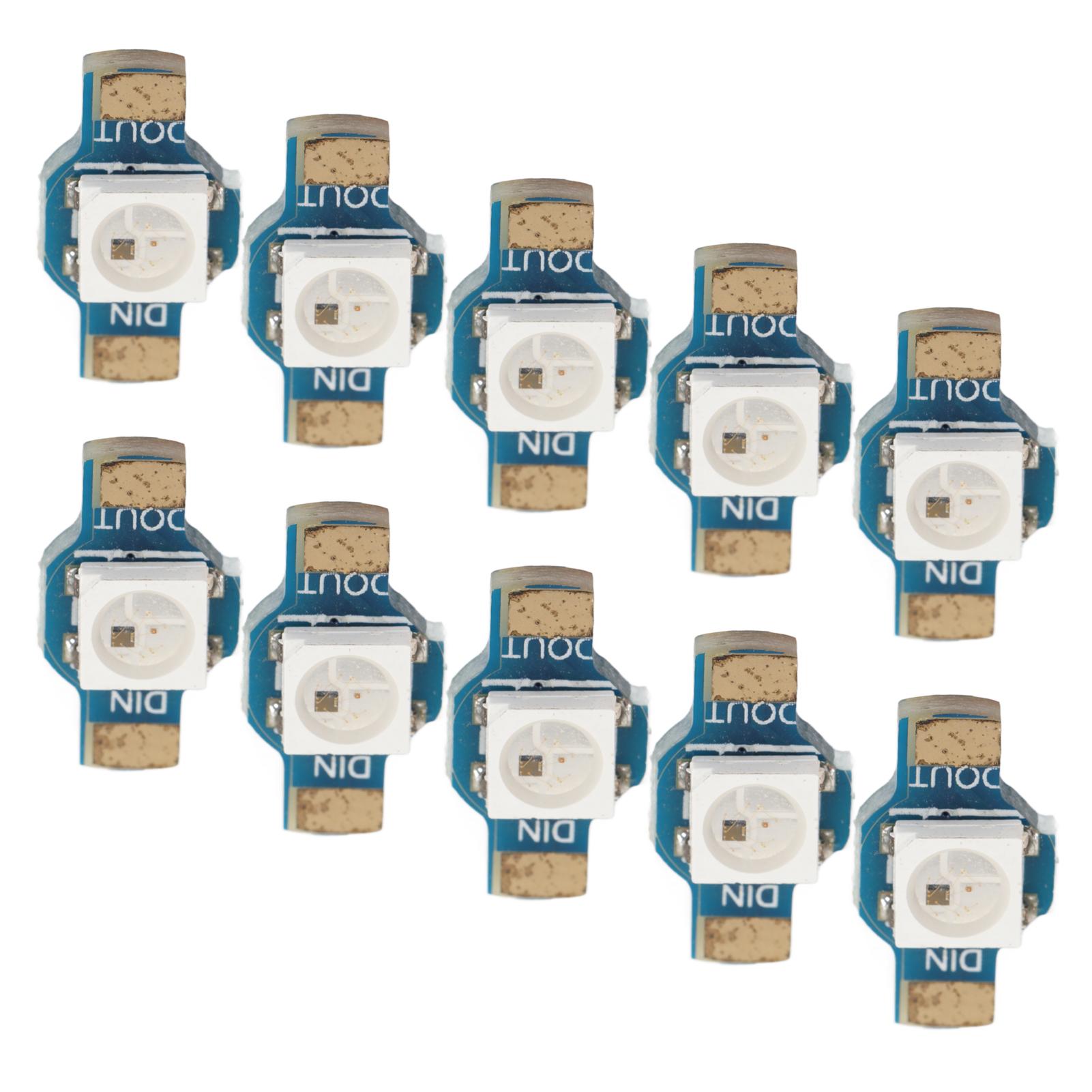 

10 шт. WS2812 RGB светодиодный модуль высокой яркости энергосберегающий легкий светодиодный модуль 5 В