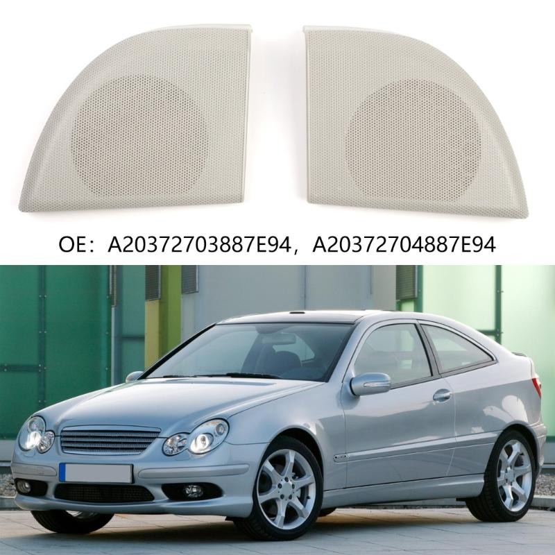 Right/Left Door Speaker Cover Trim A20372703887E94 A20372704887E94 for CL203 08-11 Speaker Trim Mesh Replacement