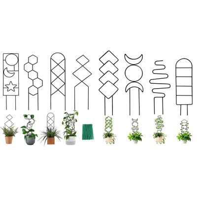 Gartenpflanzen Stiel Kletterstütze Pflanzpfahl Blumentöpfe Rankgitter Pflanzenständer Halter Garten Dekoration