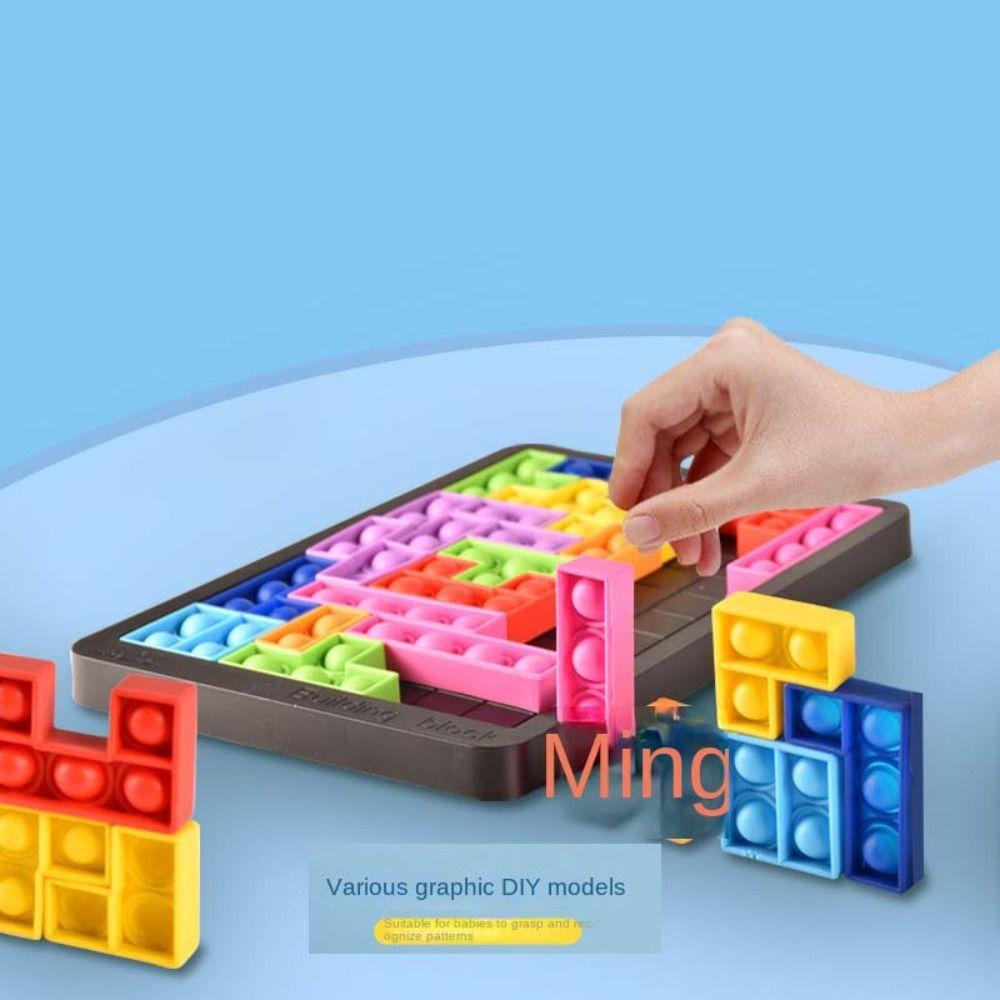 Fingertip Games Push Bubble Sensory Toy Push Bubble Pop Finger Toys  Kids Gift