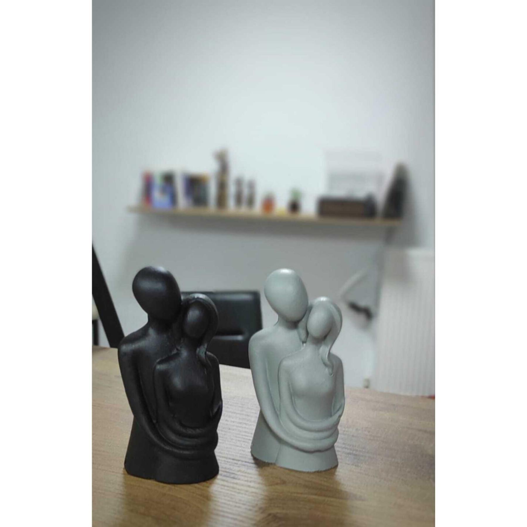 

Набор фигурок FLQUE Embraced Dear Lovers, 2 шт., 11*5, черный, мох