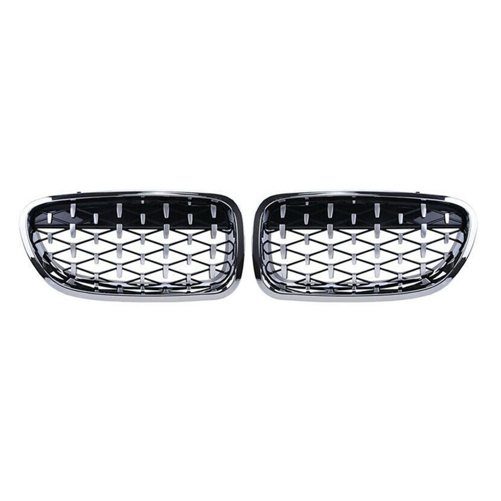 For BMW 5 Serries F10 F18 2010-2016 Front Hood Kidney Bumper Racing Grille Mesh Diamond Style Grill Car Replacement Accessories