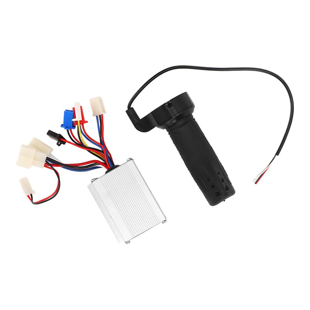 Brush Motor Speed Controller Throttle Grip Adjustable Motor Speed Box for Scooter Mini Electric Motorcycle