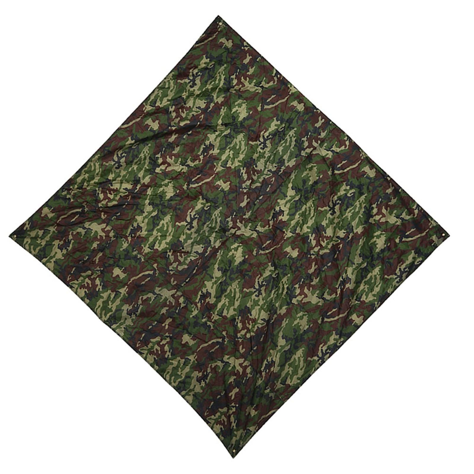 Toldo impermeable ligero y portátil para exteriores con camuflaje 2*2M
