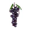 Set of 5 High Quality Artificial Grape Bunches Faux Fruit Decoration for Window Shop Display Event Styling