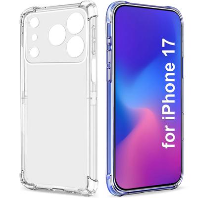 Transparente Handyhülle High Definition Stoßfester Eckenschutz Handyhüllen für IPhone 17 ProMax/17 Air/17 Pro/17