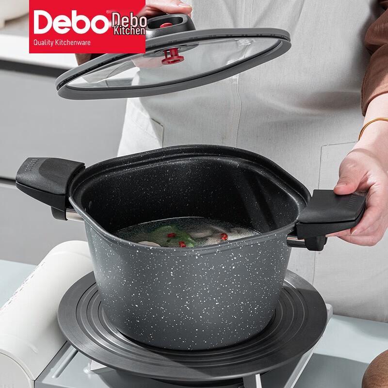 Debao Graceful 22cm Non-stick Micro-Pressure Iron Pot