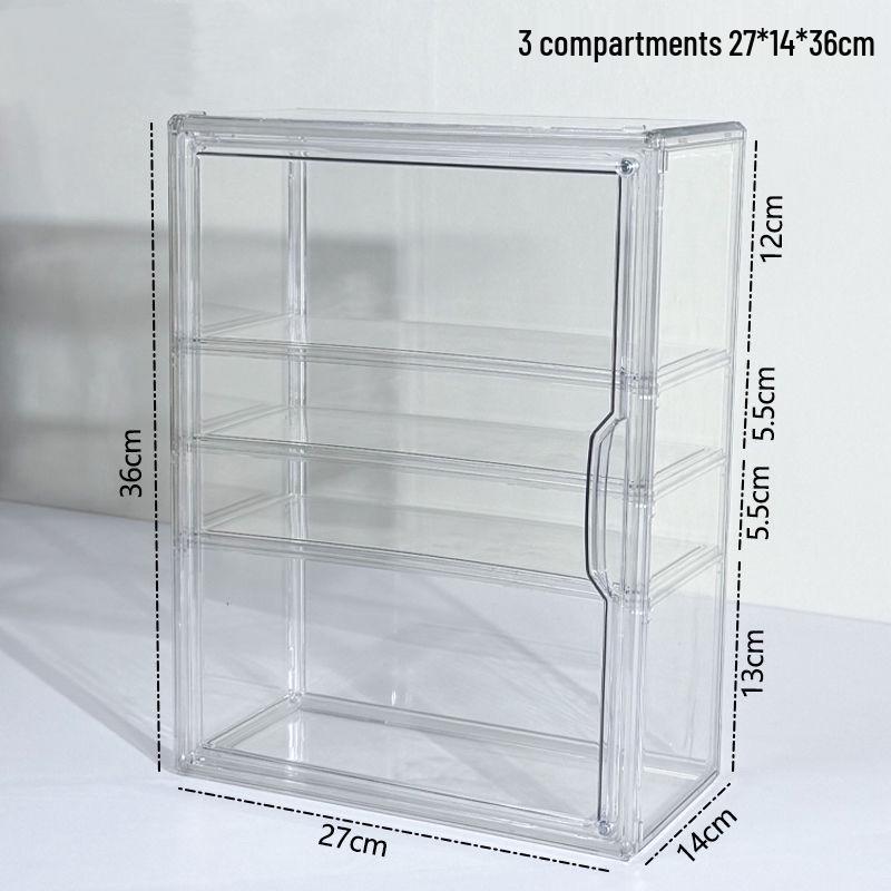 Labubu Figurine Acrylic Display Box - High Transparency Doll Storage Cabinet