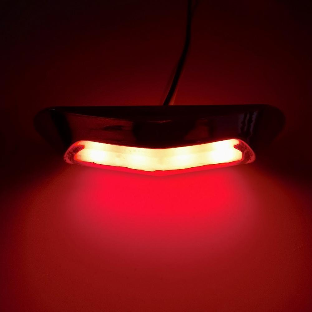 LED Side Marker Indicator Lights Front Rear Tail Clearance Lamp DC 12V-24V Universial Light for Bus Truck Lorry Trailer Boat Car